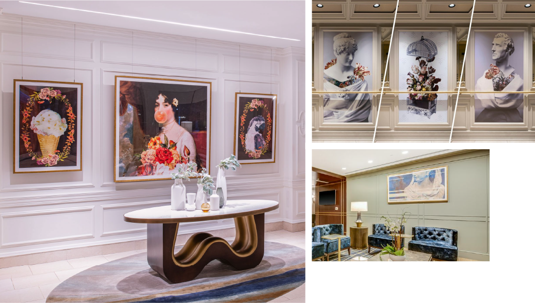 The Madison Hotel art in Washington, D.C., by Kalisher and The Gettys Group