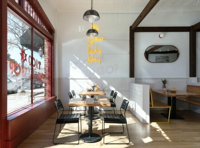Lucky Day Restaurant Interior Design Neon Installation